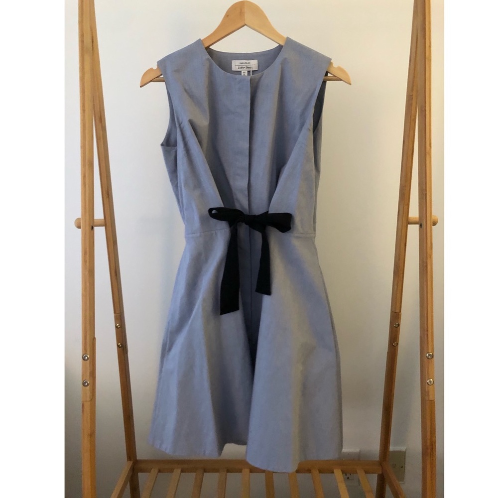 & Other Stories Paris Atelier Pleated Bow Dress